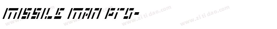 Missile Man Pro字体转换